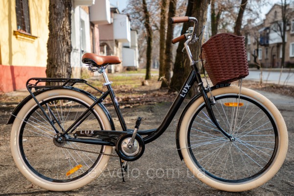 Велосипед міської Dorozhnik LUX 26" чорний