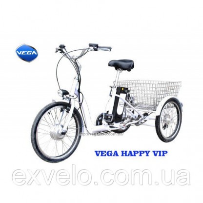Триколісний електровелосипед VEGA Happy VIP