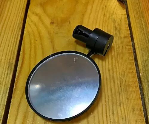 Зеркало круглое с креплением в трубу руля